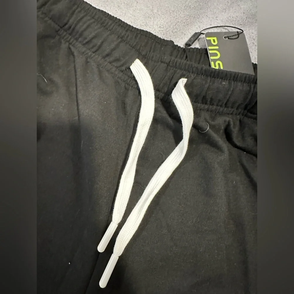 NWT Women’s Pinspark Black Wide Leg Lounge Pants XL. Soft. Flowy. Pockets.